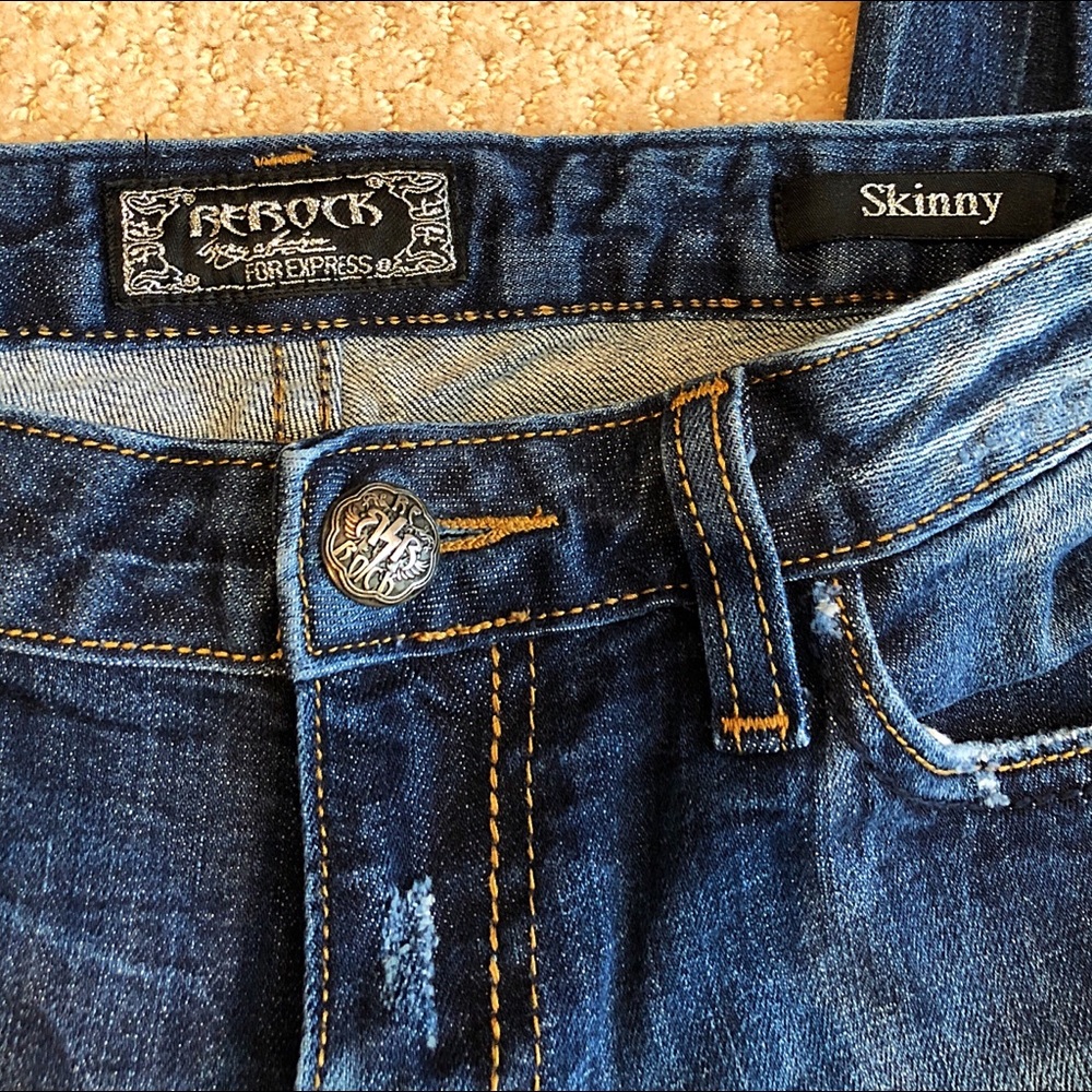 Express Denim Skinny Jeans - Picture 6 of 7